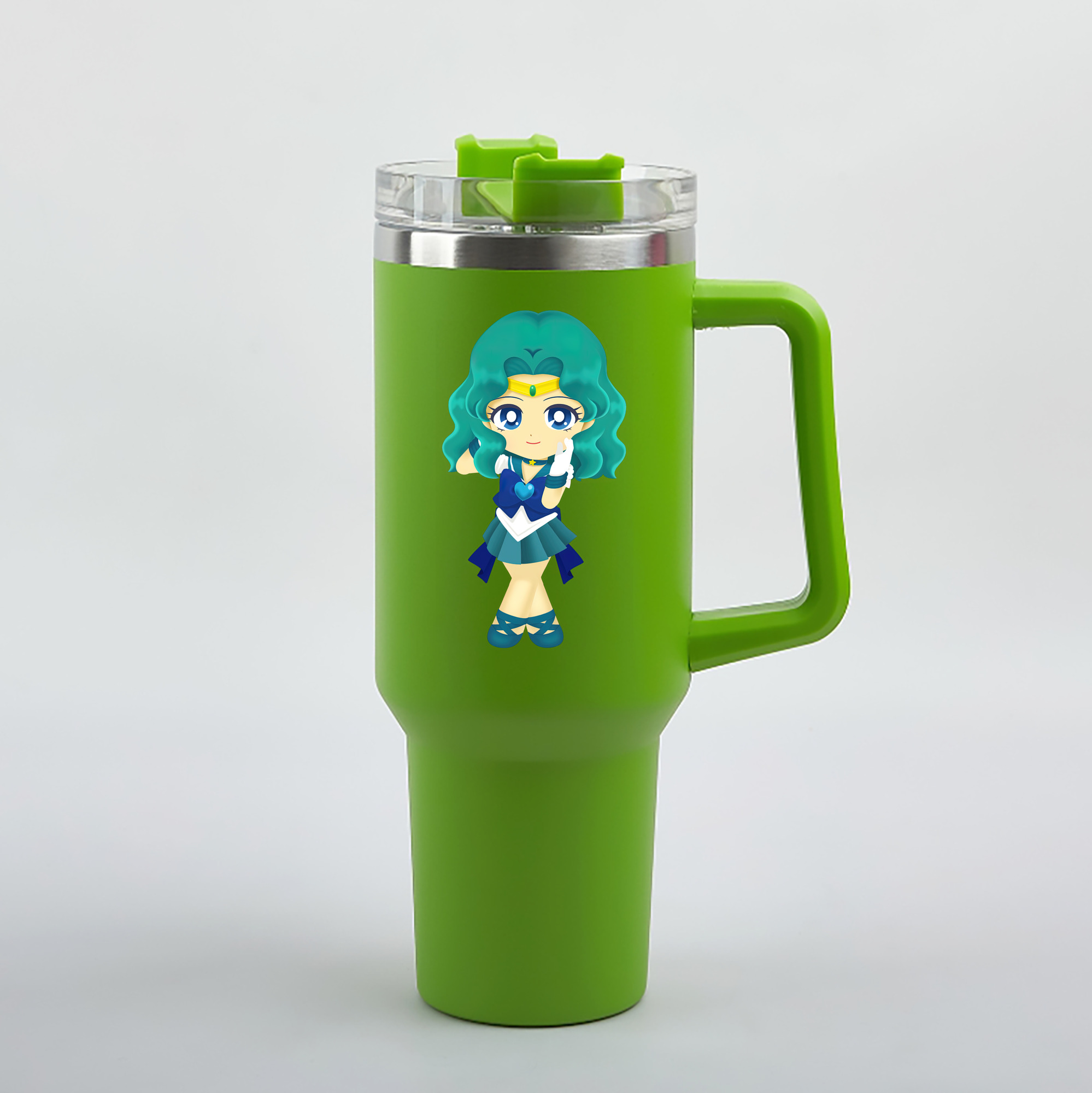 （画像用） 美少女戦士セーラームーン 海王 みちる（かいおう みちる） Sailor Moon Kaiou Michiru 1200mL車用タンブラー（カラープリント）